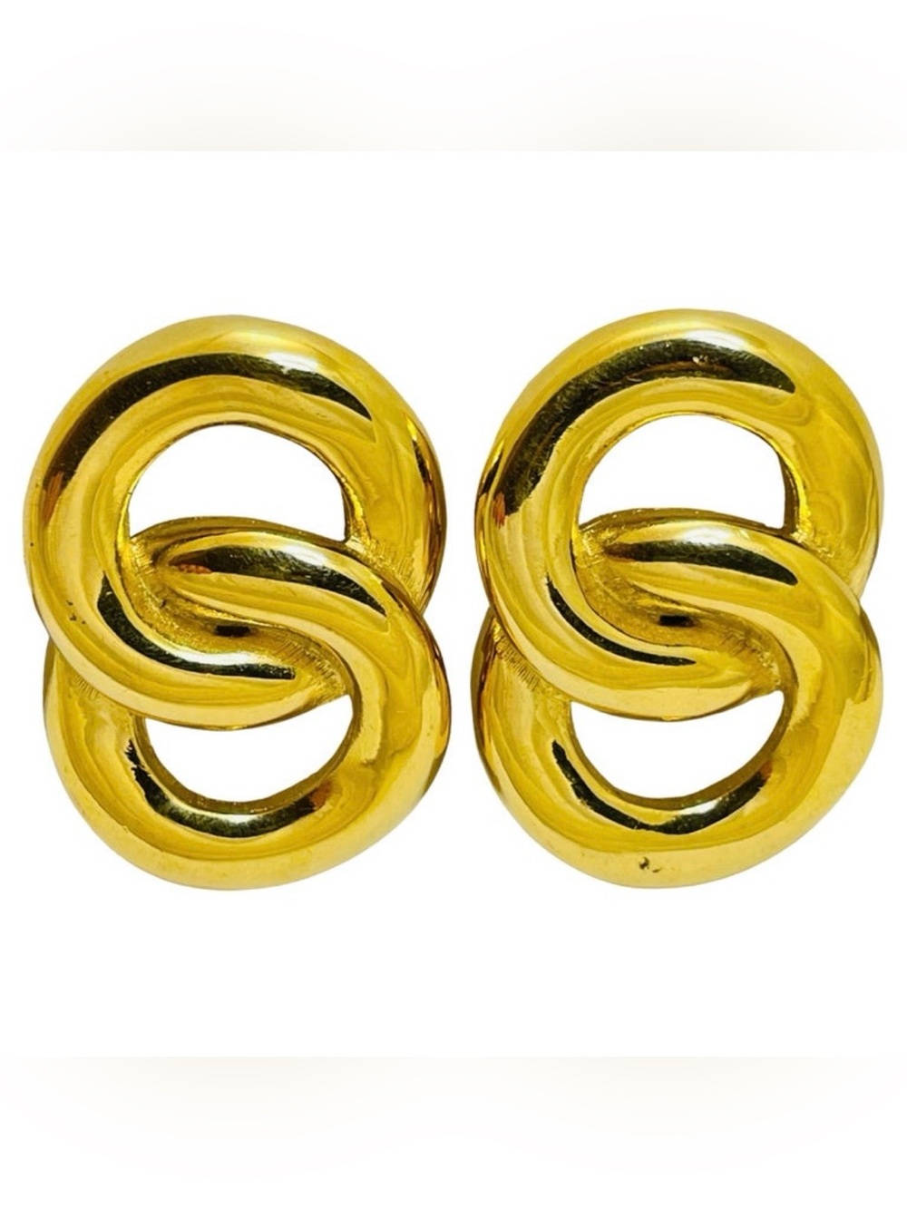 #83 Givenchy Paris New York Haute Couture Designer Runway Statement Earrings,
